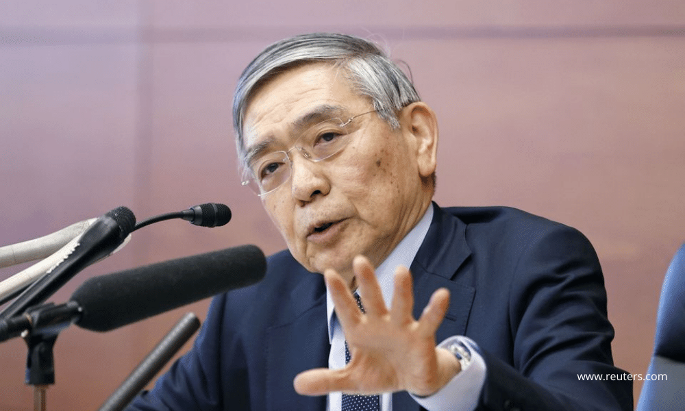 BOJ's Kuroda Repeats View Weak Yen Benefits Japan's Economy